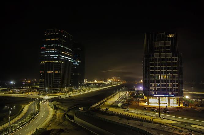 GIFT City Gujarat night view